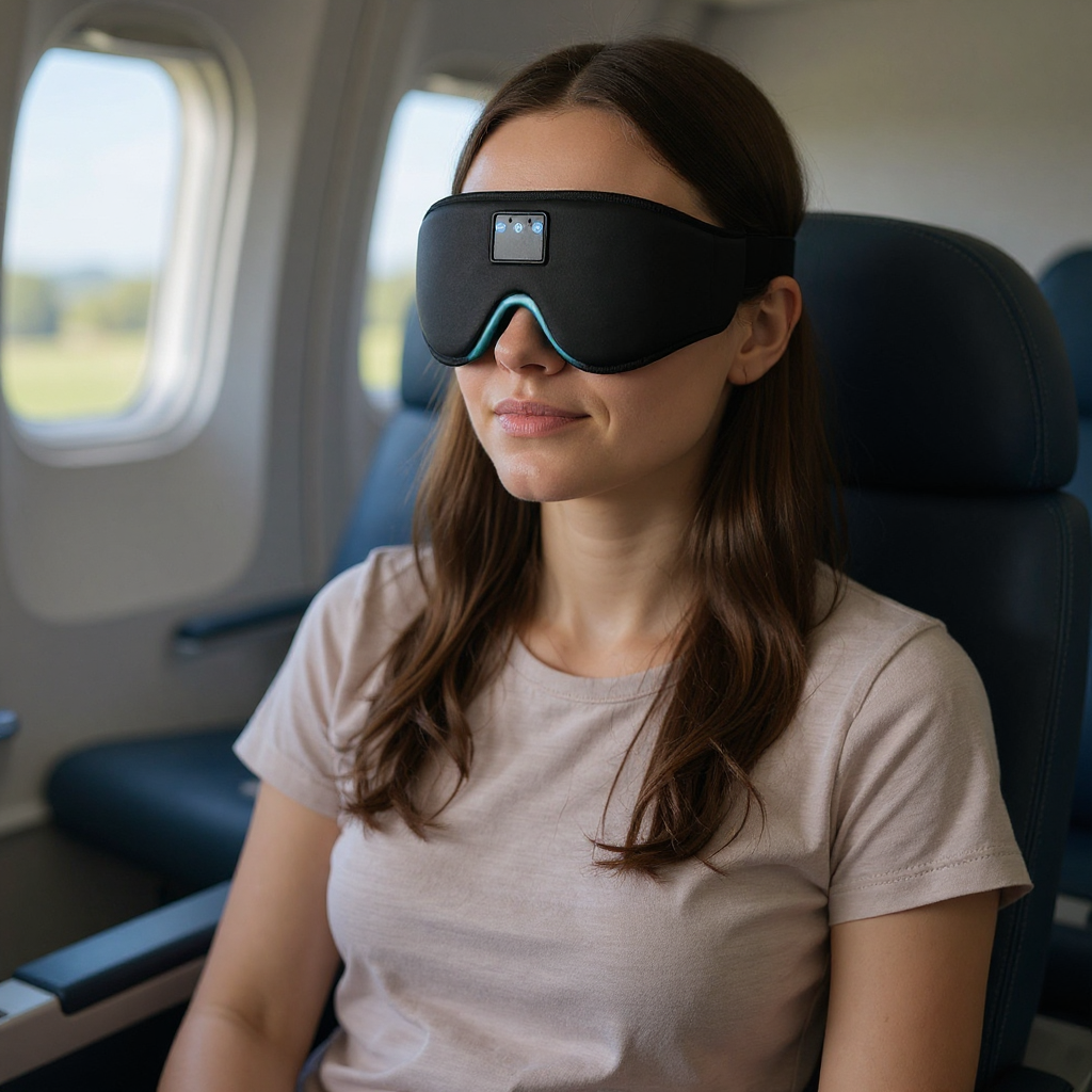 Music Blackout Sleep Eye Mask