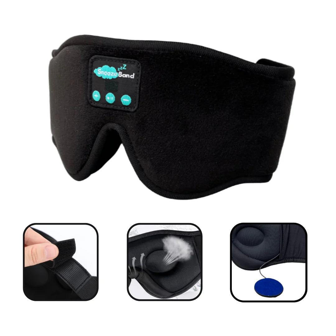 Music Blackout Sleep Eye Mask
