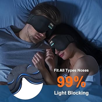 Music Blackout Sleep Eye Mask